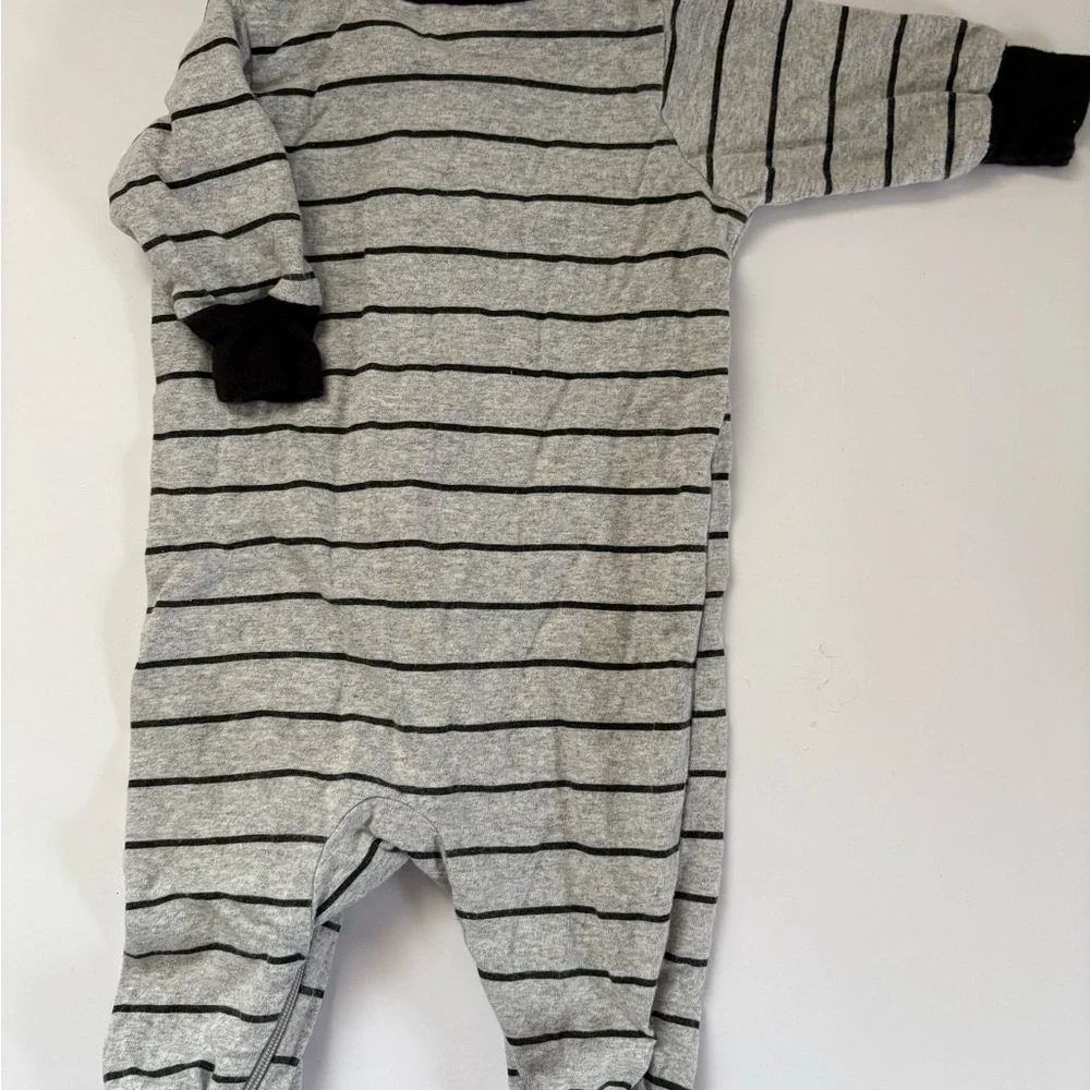 Cozy Kids Footies Set in Gray, Yellow, and White